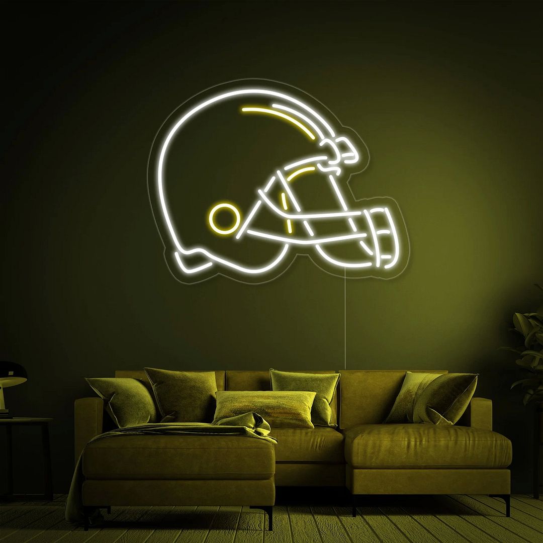 Green Bay Packers Neon Sign, Green Bay Packers Sign, Neon Packers Logo  Wall Art