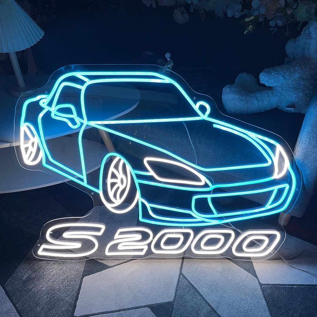 S2000 Sports Car Neon Sign