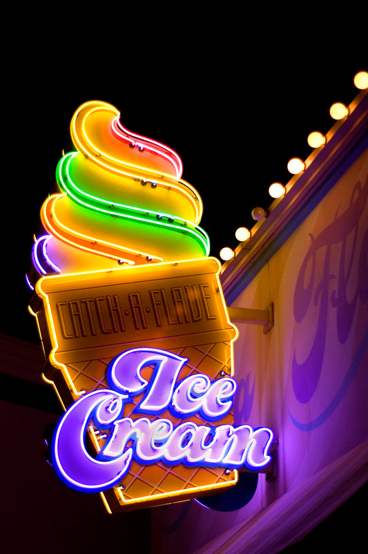 Catch-A-Flave Ice Cream Neon Signs