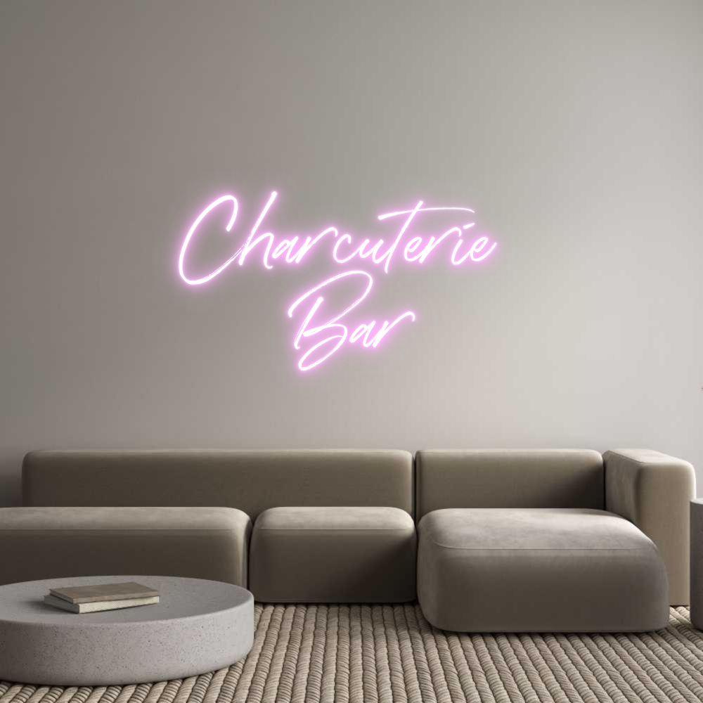 Custom Neon: Charcuterie 
...