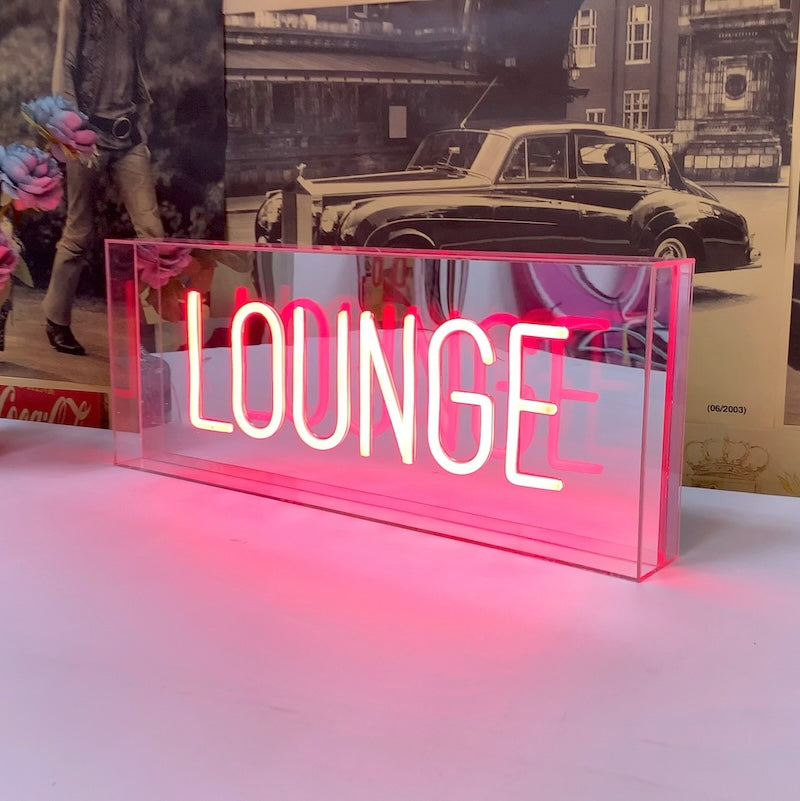 Custom Battery Powered Neon Box Signs