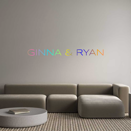 Custom Neon: GINNA & RYAN