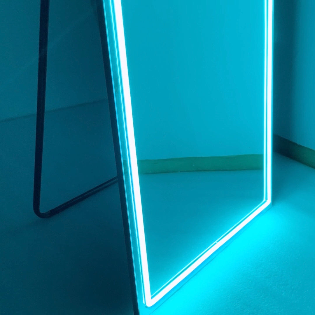 Custom Full Length Dressing Mirror Battery Powered Neon Signs