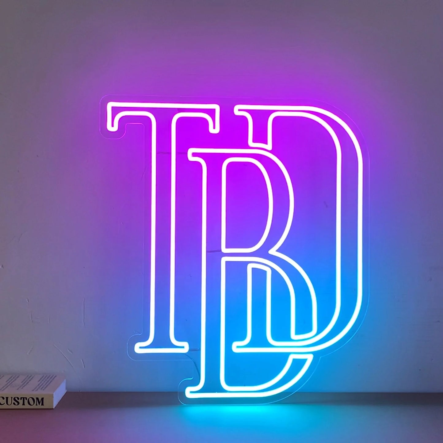 Custom Two-Color Gradient Change Neon Signs