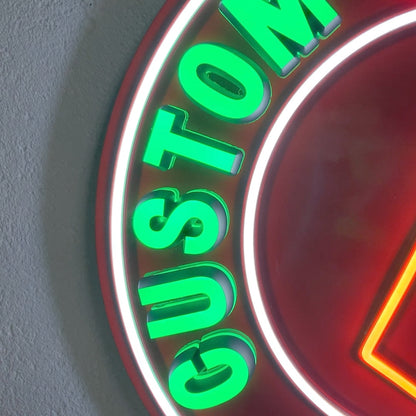 Custom Illuminated Logo Lobby LED Signs