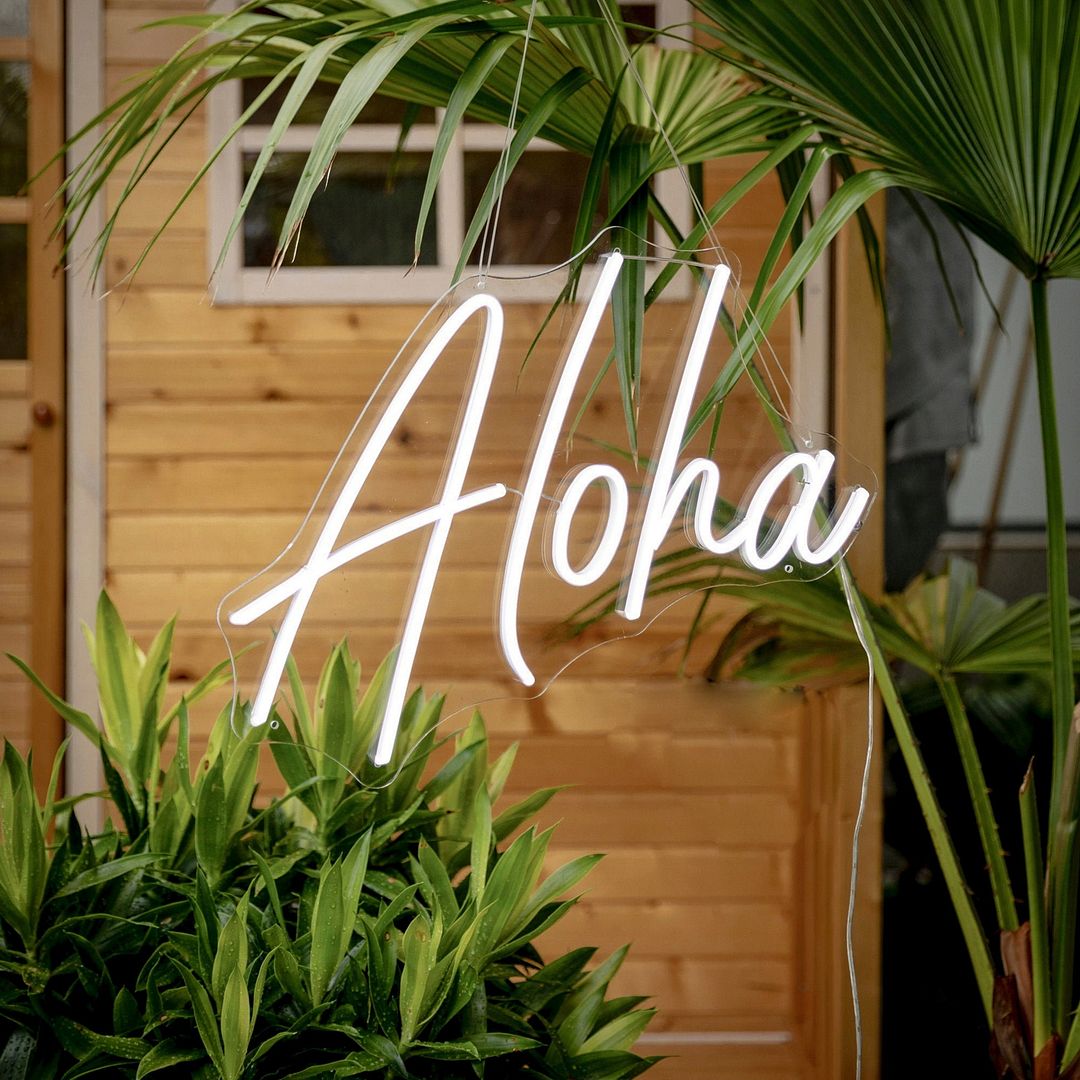 Aloha Neon Sign