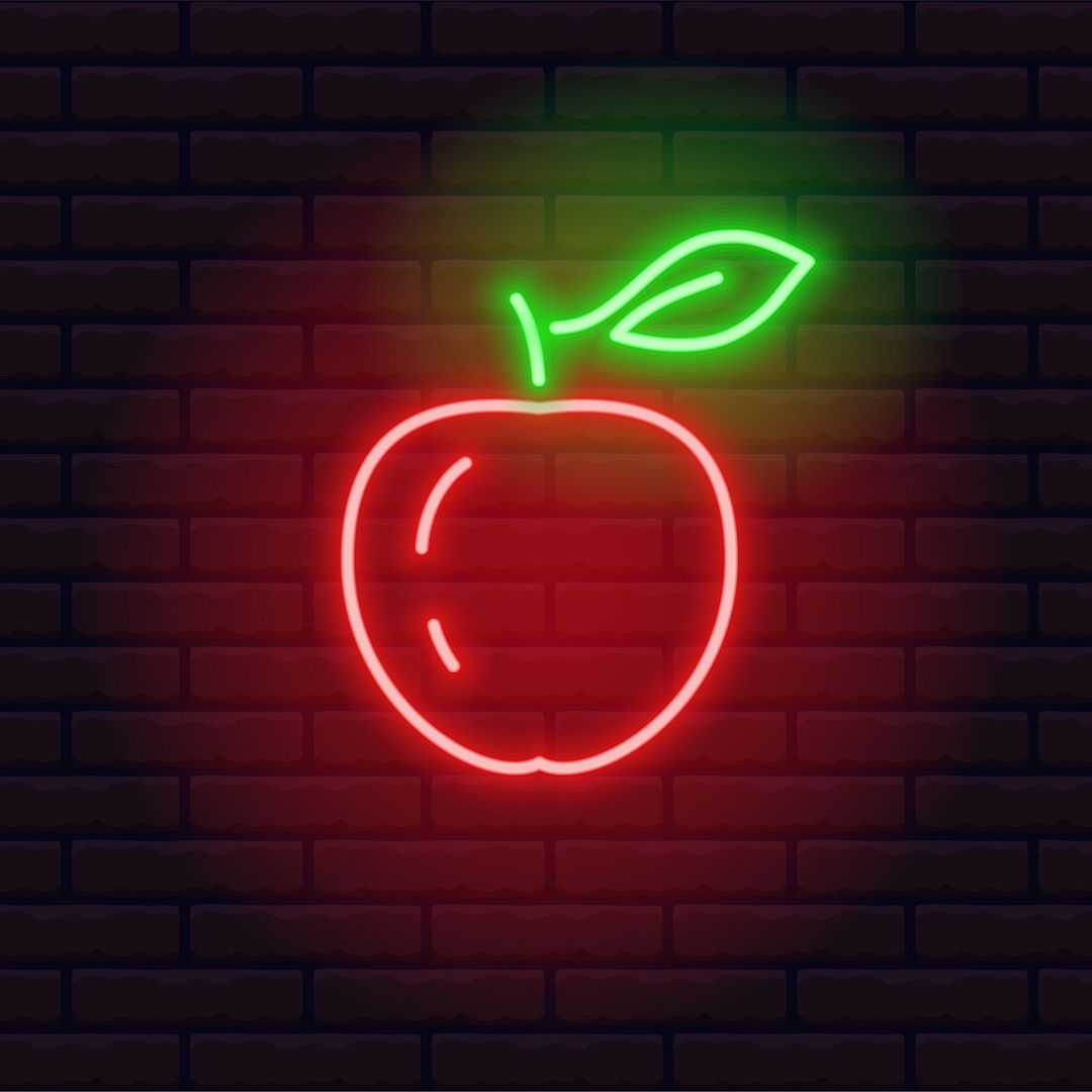 Apple Fruit Neon Sign