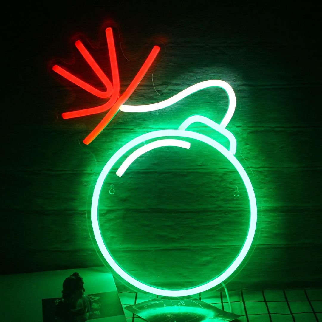 Bomb Neon Sign