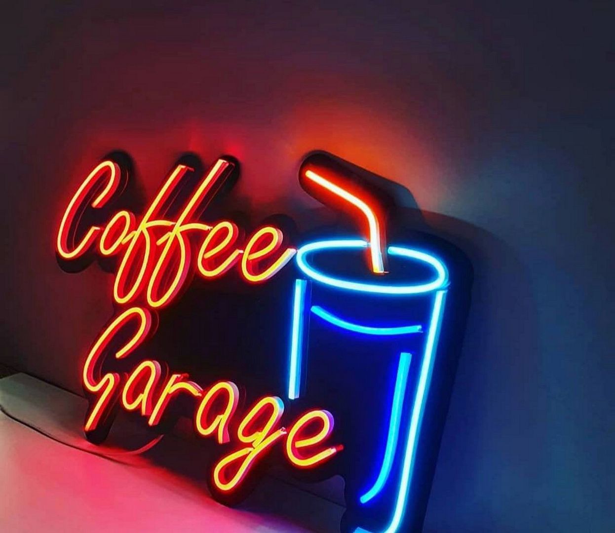 Coffee Garage Neon Sign
