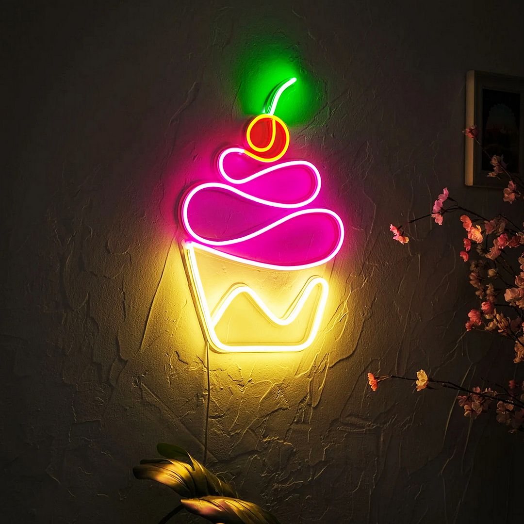 Cupcake Neon Sign