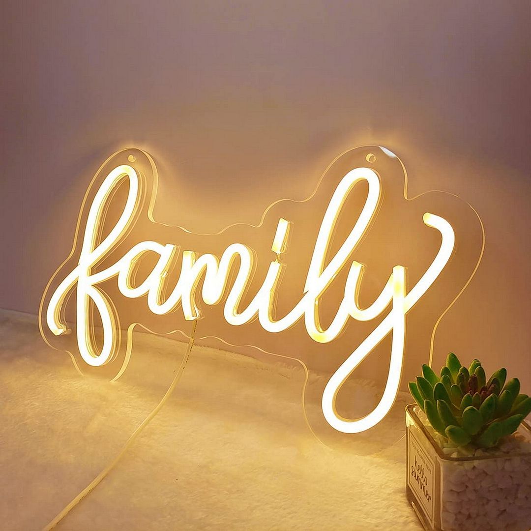 Family Neon Sign