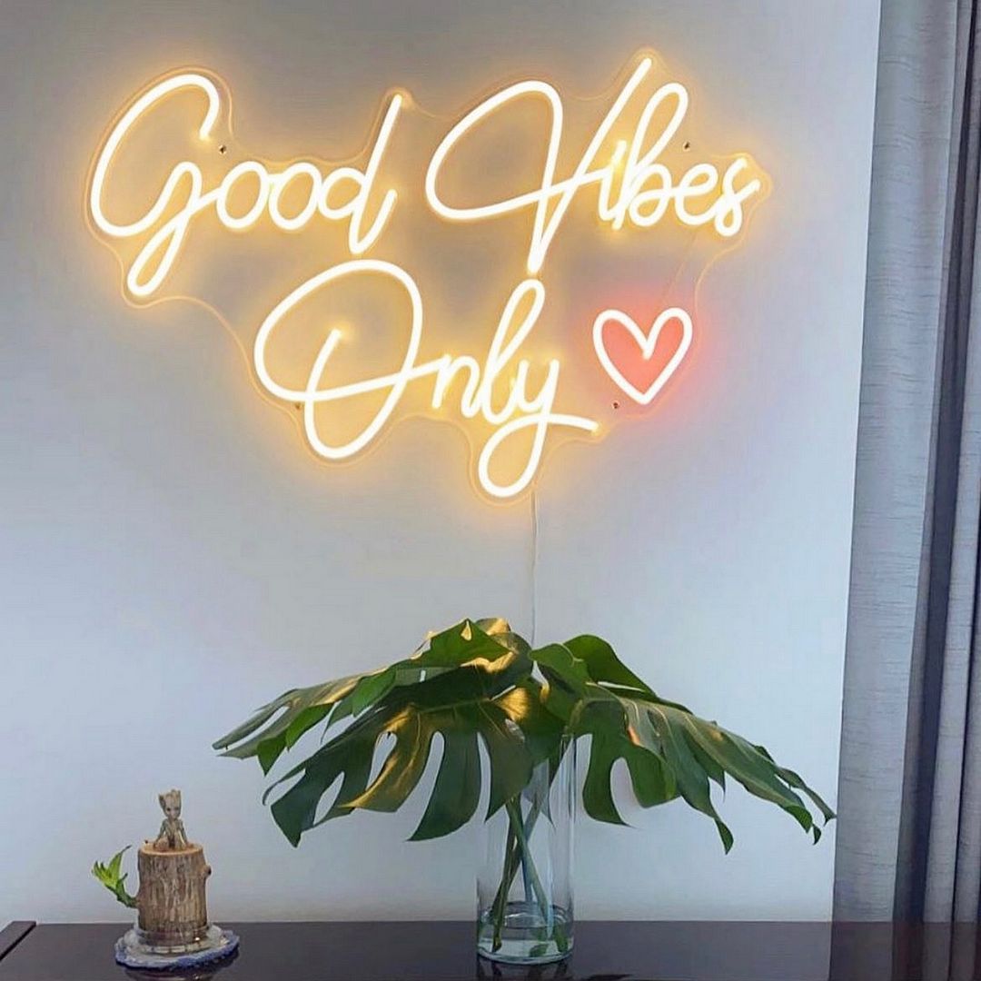 Good Vibe Only Neon Sign