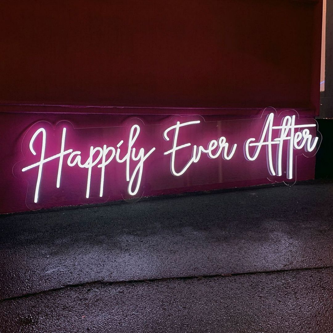 Happily Ever After Neon Sign