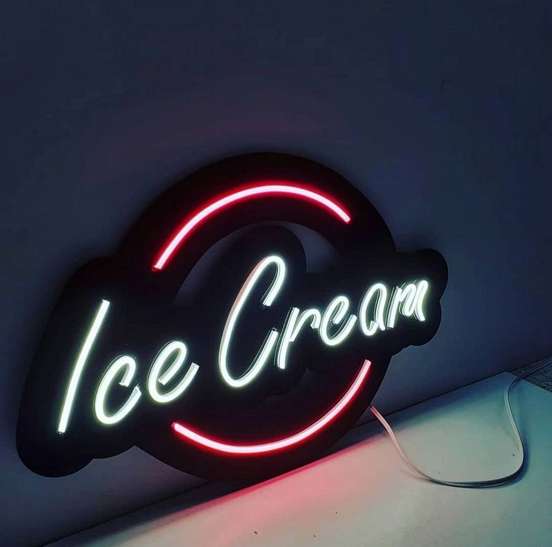 Ice Cream Neon Sign