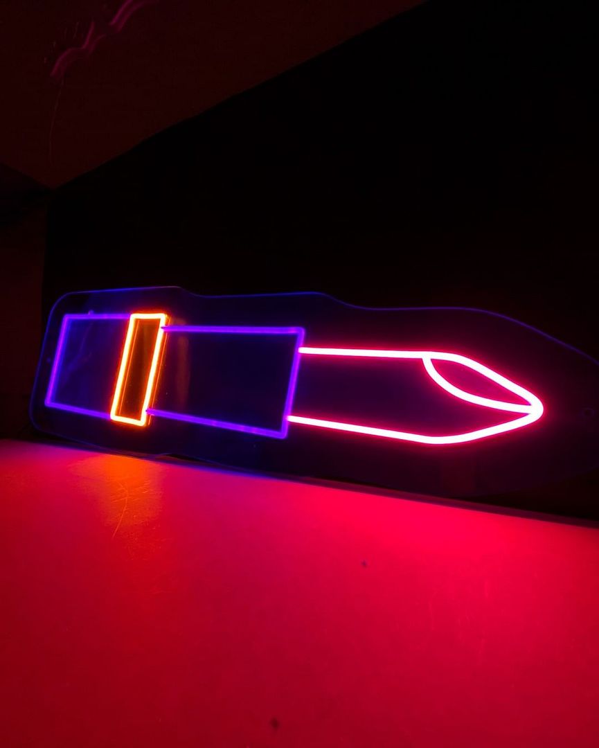 Lipstick Makeup Neon Sign