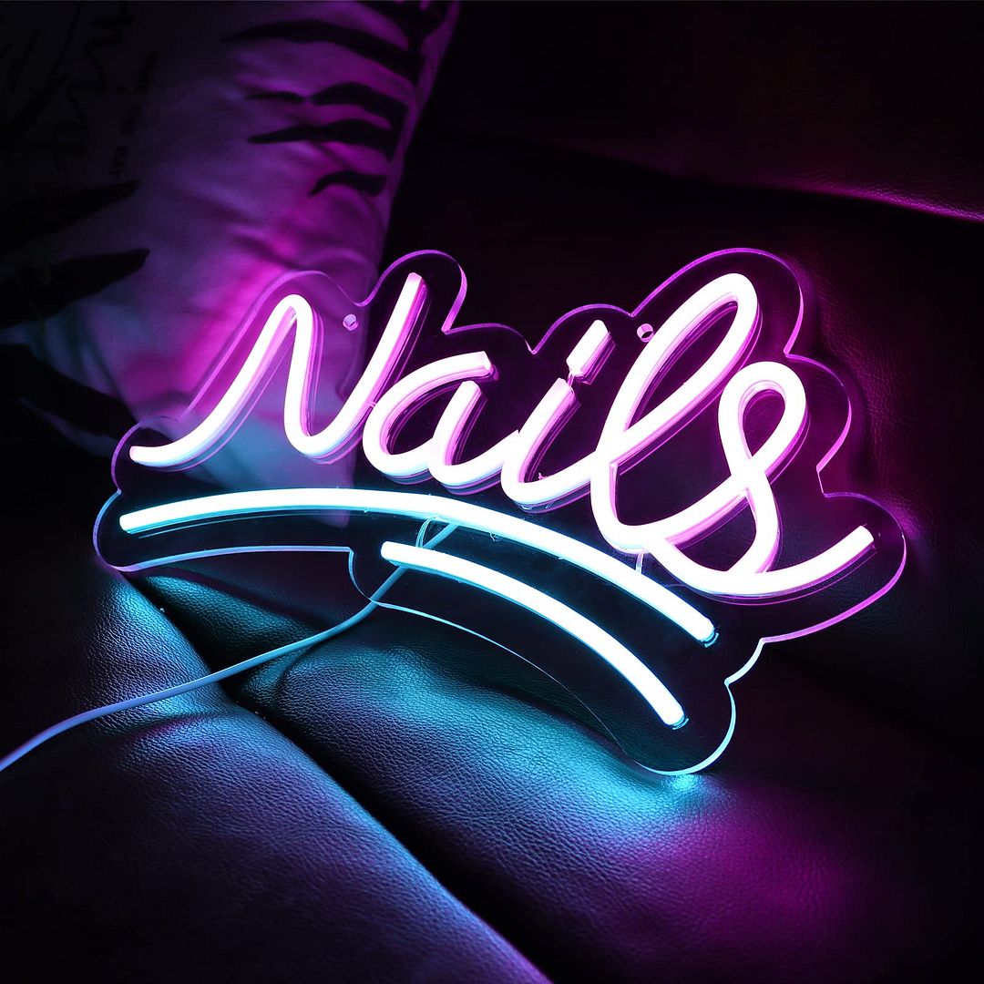 Nails Neon Sign