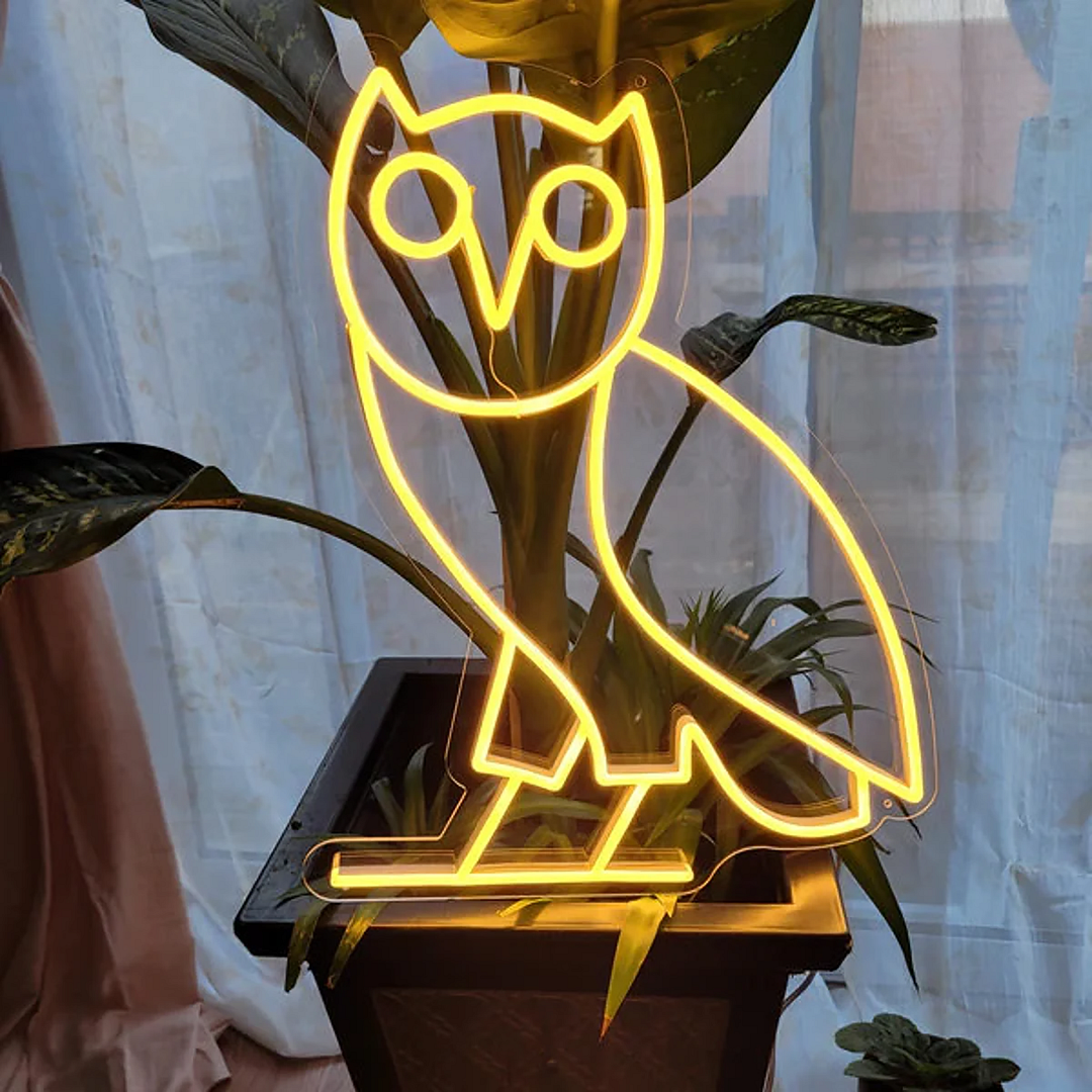 Owl Neon Sign