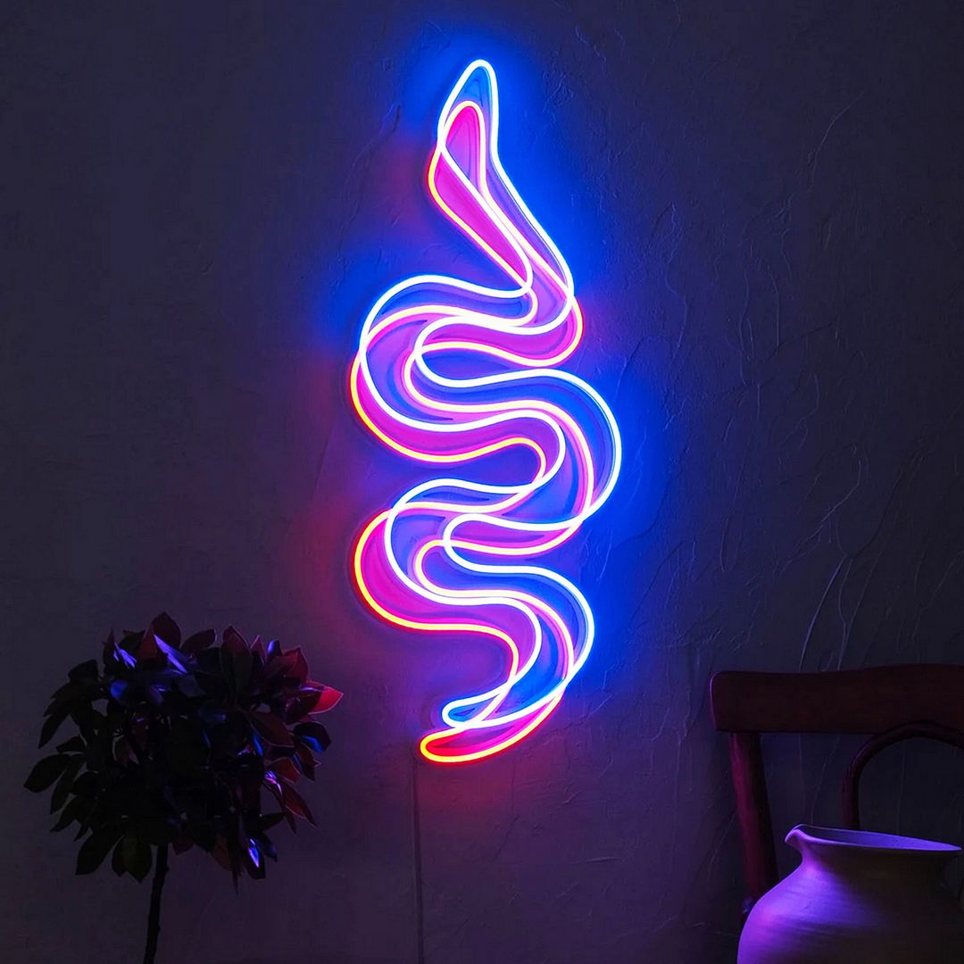 Snake Aesthetic Neon Sign