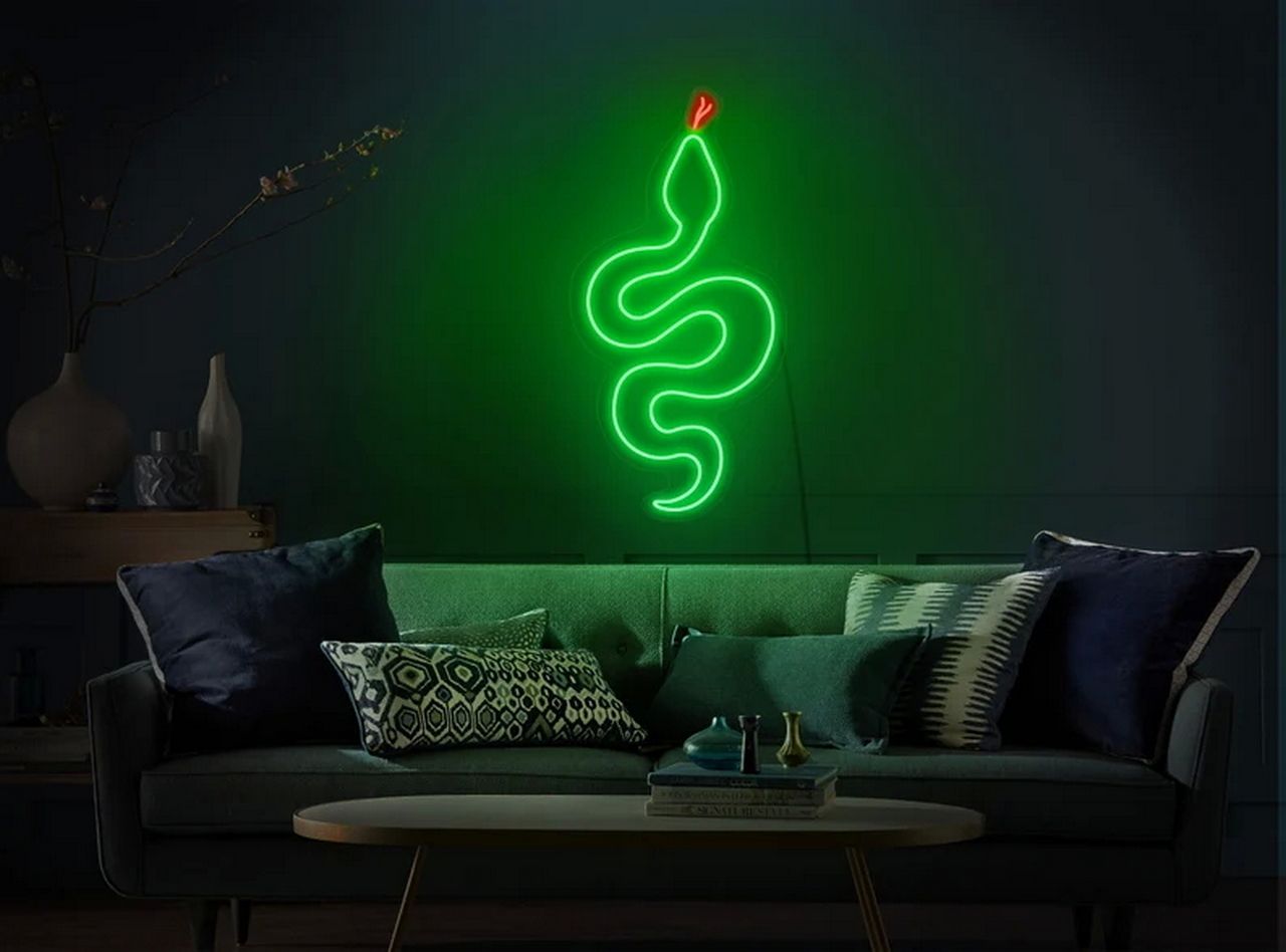 Snake Neon Sign