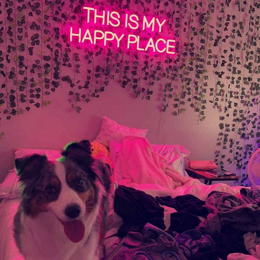 This is My Happy Place Neon Sign