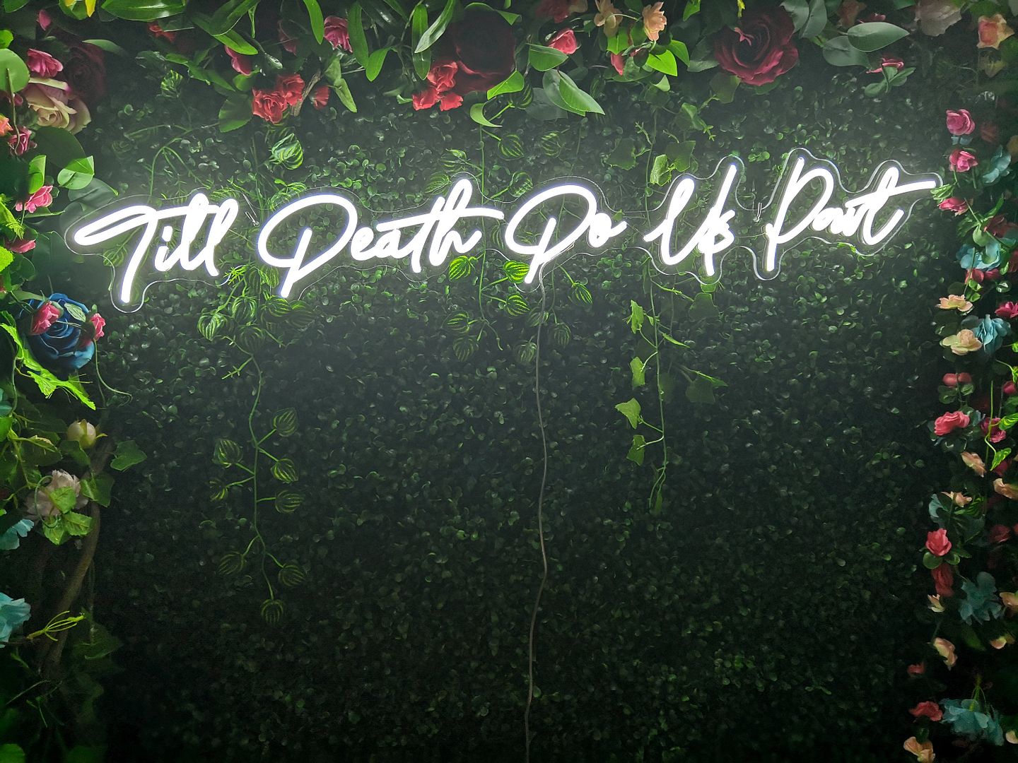 Till Death Do Us Part Neon Sign