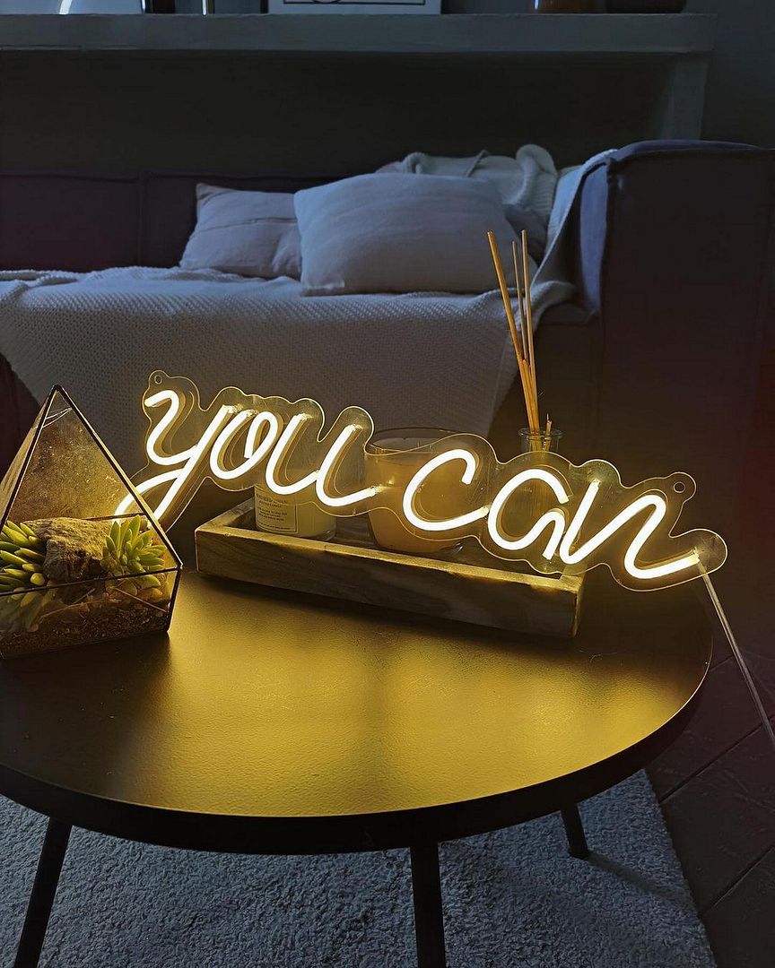 You Can Neon Sign