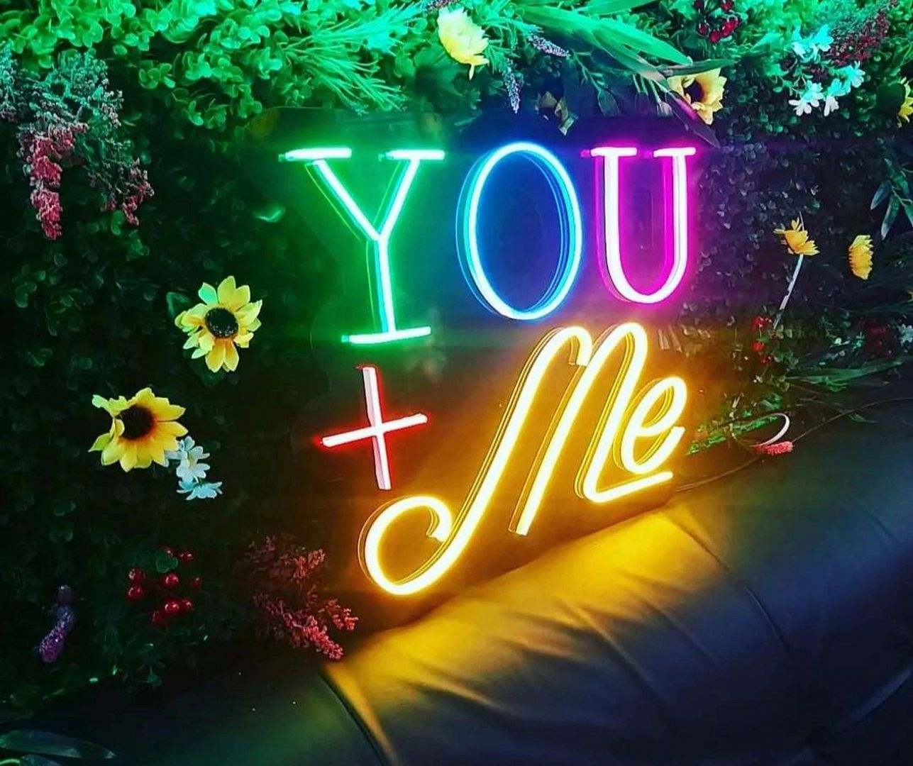 You and Me Neon Sign